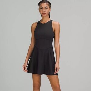 - lululemon black tennis dress-
